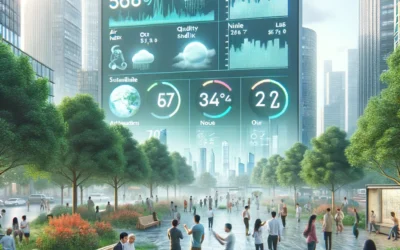 Smart Cities Embracing Environmental Awareness: The Role of Large Displays in Environmental Monitoring